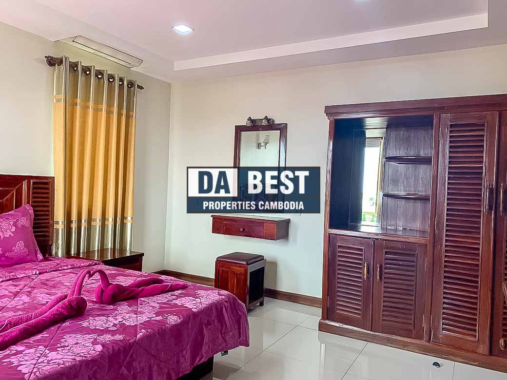 Generous 1 bedroom serviced apartment for rent in Siem Reap Angkor bedroom 2