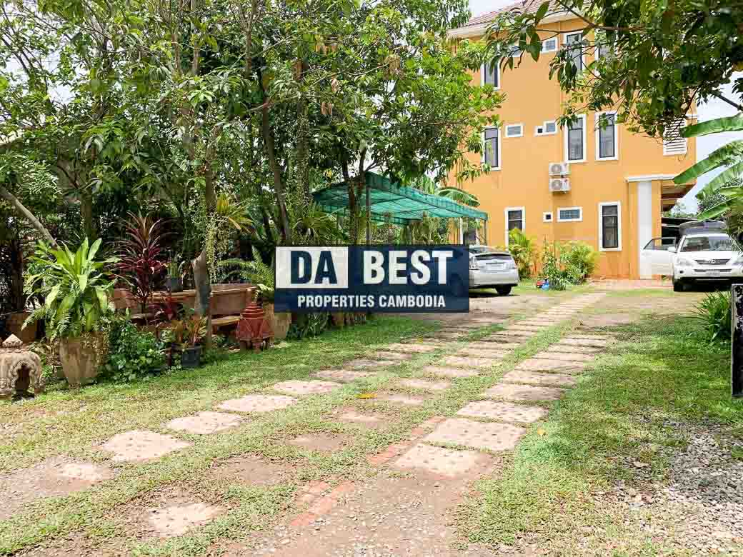 1 Bedroom Apartment For Rent in Siem Reap-Svay Dangkum nice garden