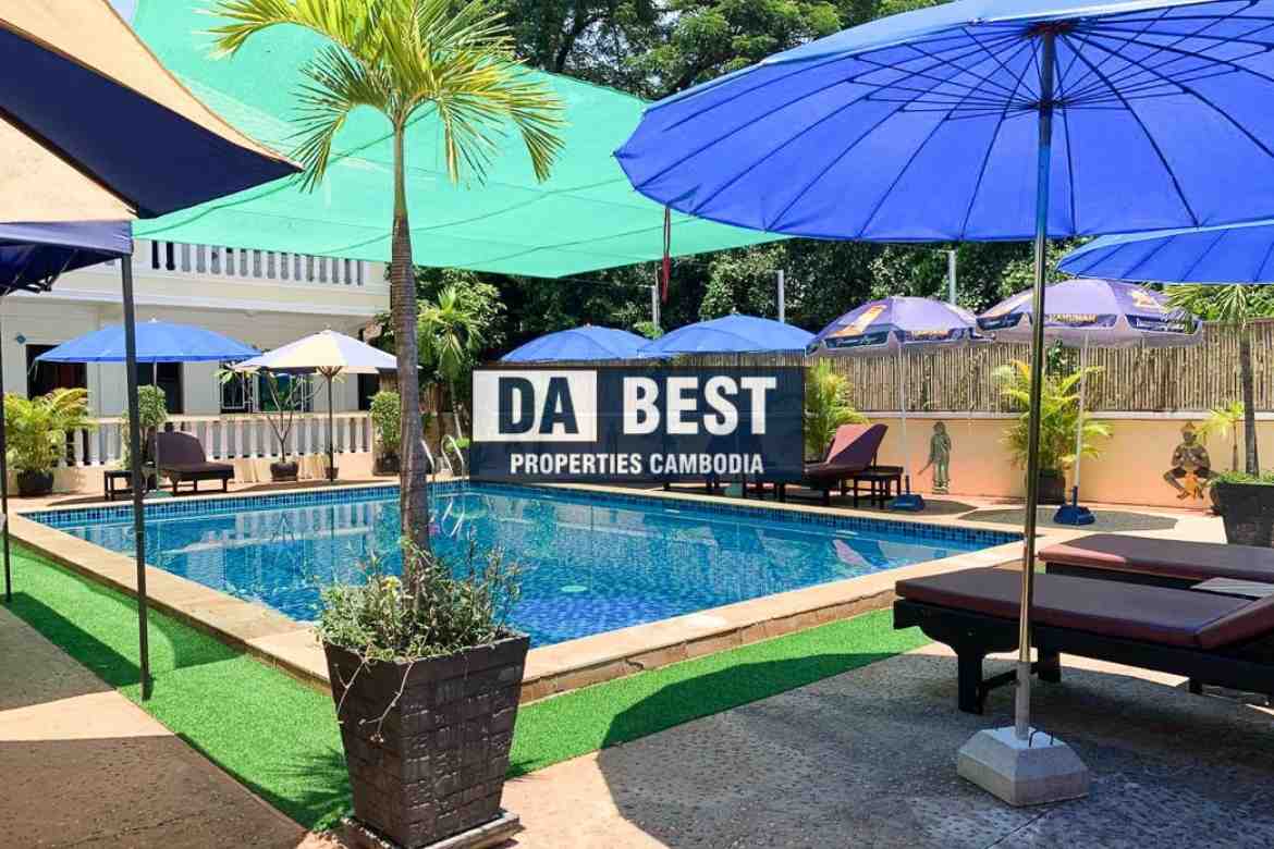 Hotel for Rent with 42 Room Siem Reap with pool-Svay Dangkum