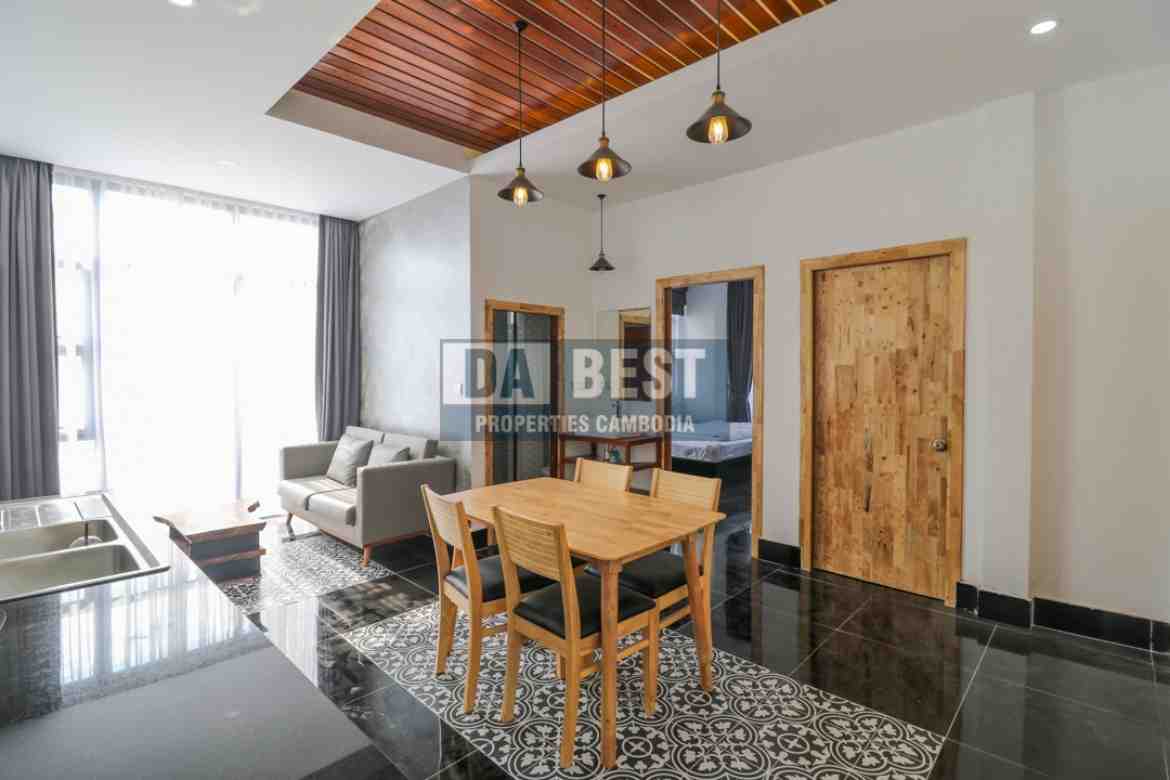 Central 2 Bedroom Apartment for Rent in Siem Reap-Wat Bo
