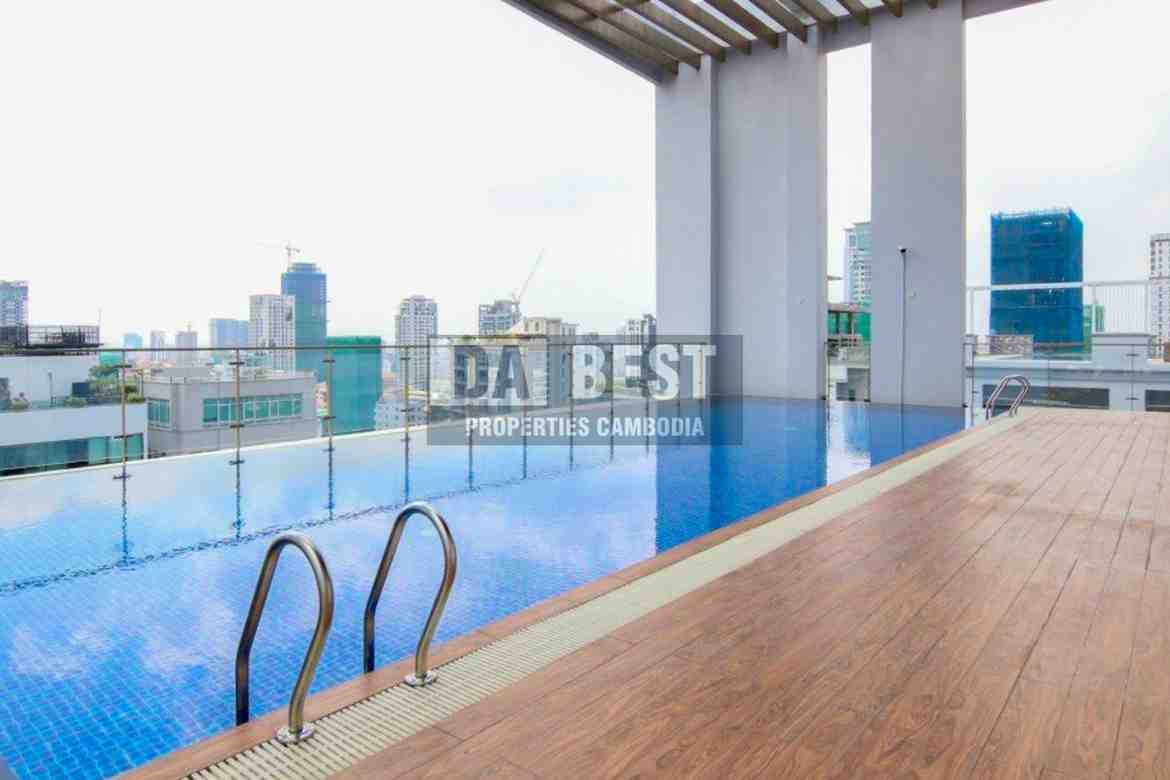 2 Bedroom Apartment for Rent with Swimming pool in Phnom Penh-BKK1