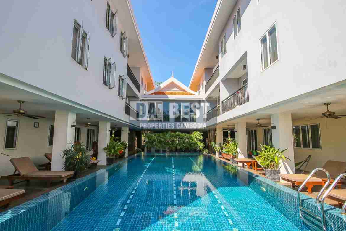 Modern 1 Bedroom Apartment for Rent in Siem Reap - Sangkat Sla Kram