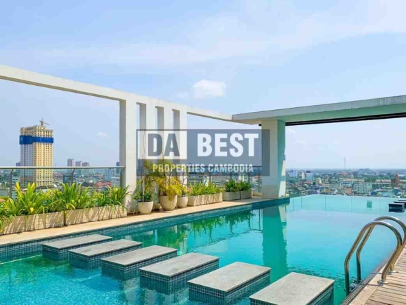 4 Bedroom Apartment for Rent with Swimming pool in Phnom Penh-Daun Penh