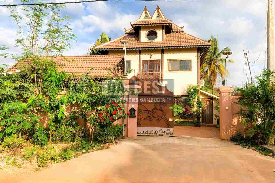3 Bedroom Villa with Swimming Pool for Rent in Siem Reap- Svay Dangkum