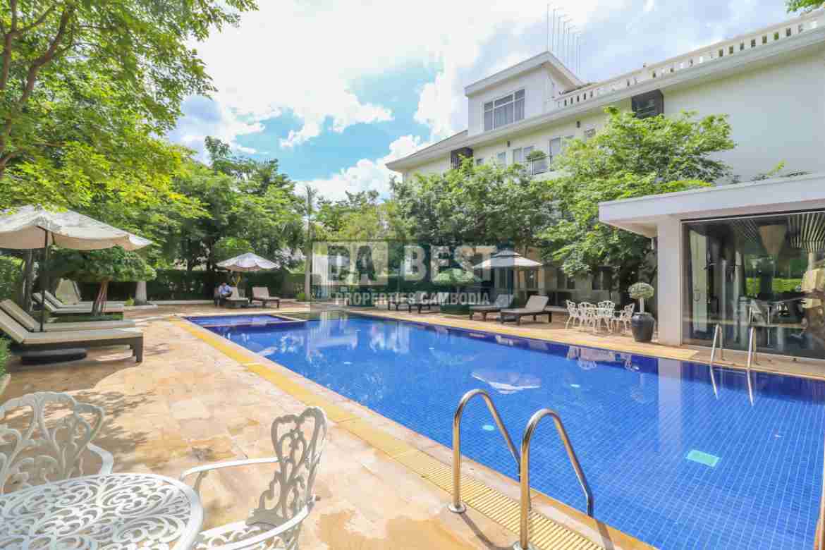 Modern 1 Bedroom Apartment For Rent In Siem Reap-Wat Bo