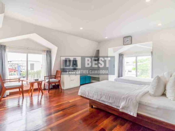 Central River View 1 Bedroom Apartment For Rent In Siem Reap
