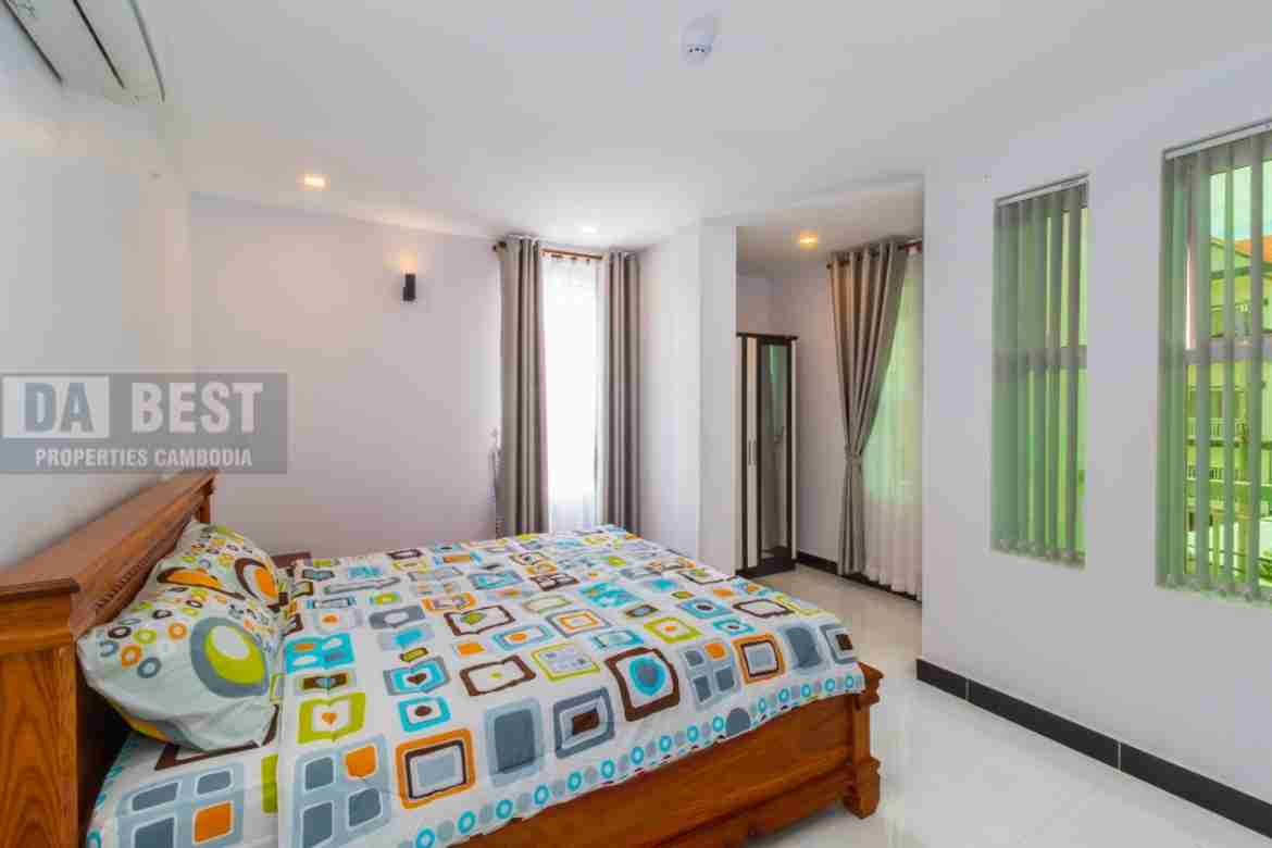 Central 1 Bedroom apartment for Rent in Siem Reap- Wat Bo