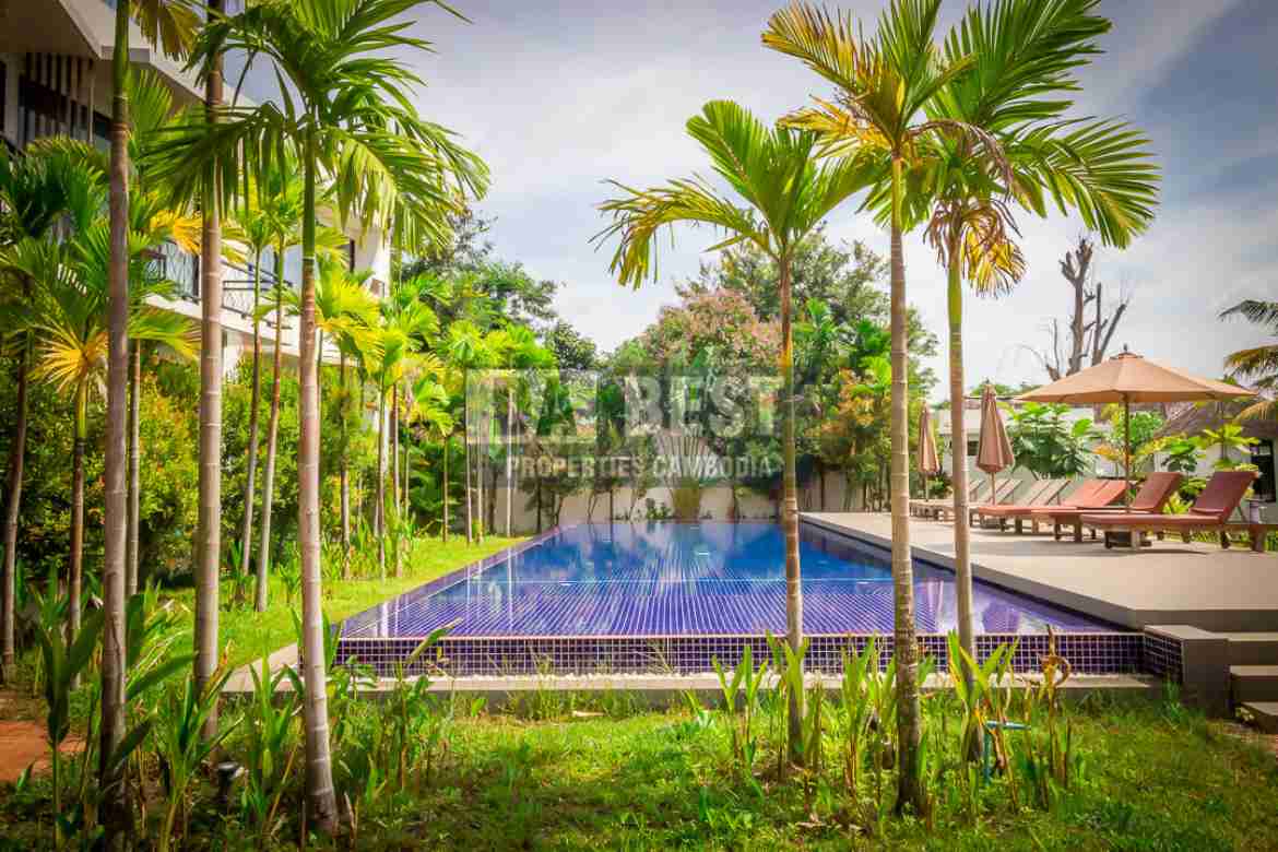 1 Bedroom Apartment With Pool For Rent In Siem Reap – Sangkat Slor Kram