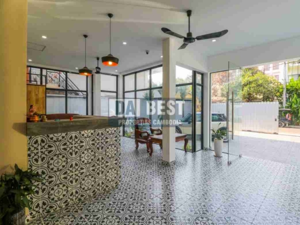 Central 1 Bedroom Apartment For Rent In Siem Reap-Wat Bo