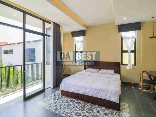 Central 1 Bedroom Apartment For Rent In Siem Reap-Wat Bo