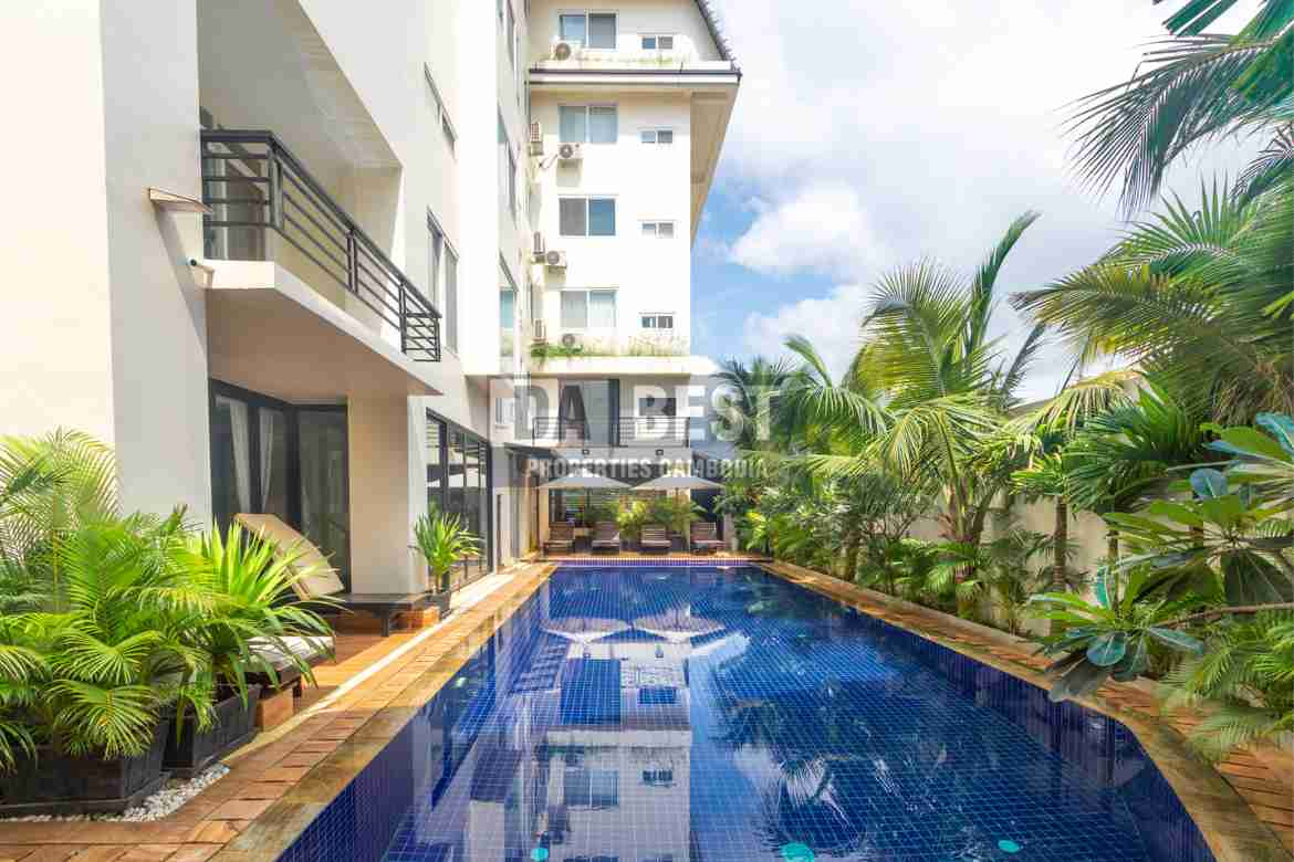 1 Bedroom Apartment With Pool For Rent In Siem Reap – Sangkat Svay Dangkum