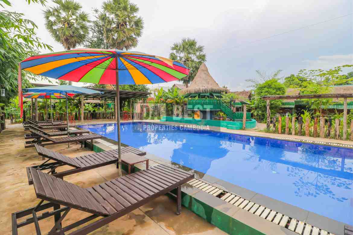 House 2 Bedroom for rent with Shared Swimming pool in Siem Reap-Sala Kamraeuk