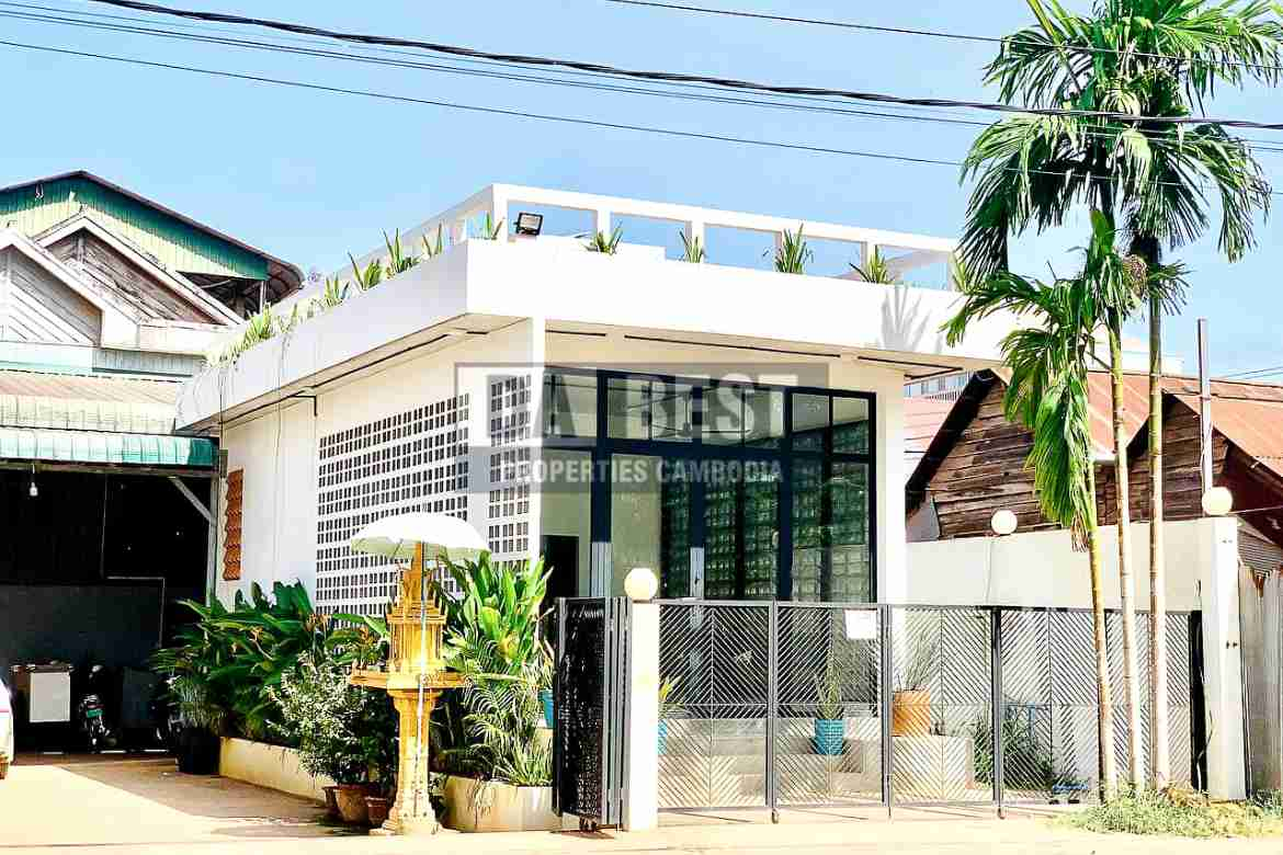 Shophouse for rent in Siem Reap - near Crocodile Farm