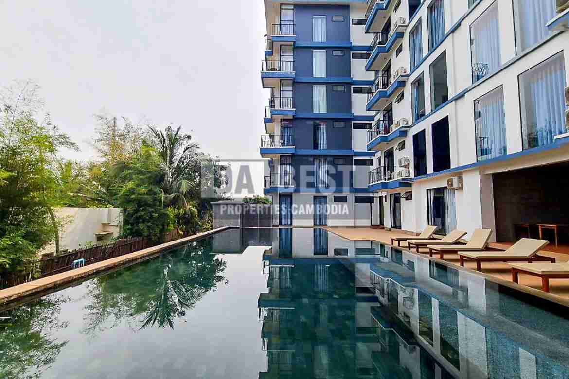 1 Bedroom Apartment With Swimming Pool For Rent In Siem Reap - Sala Kamreuk