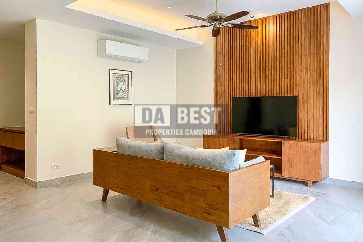 Modern Condo 1 Bedroom For Sale in Krong Siem Reap at Angkor Grace Resort Living room with tv