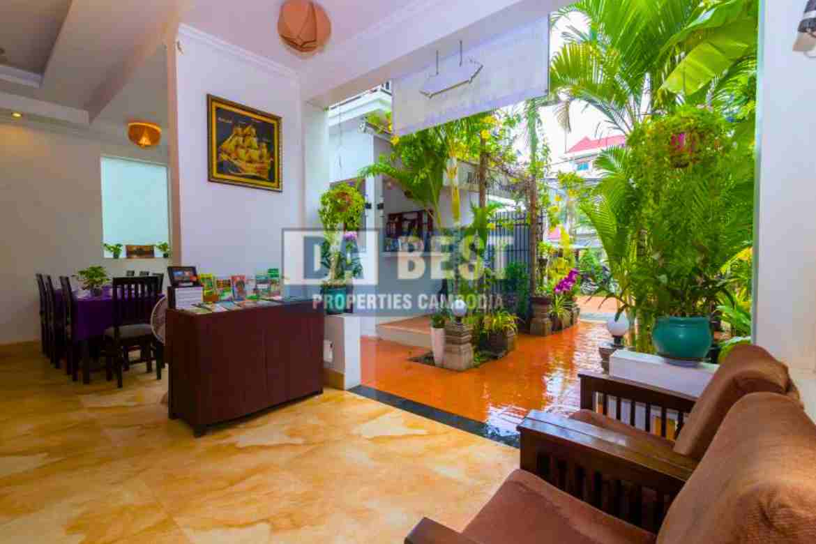11 Bedroom Hotel for Sale in Siem Reap - Slor Kram- Living area