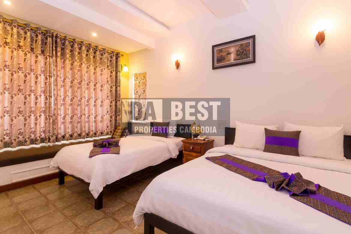 11 Bedroom Hotel for Sale in Siem Reap - Slor Kram- Twin Bedroom -2