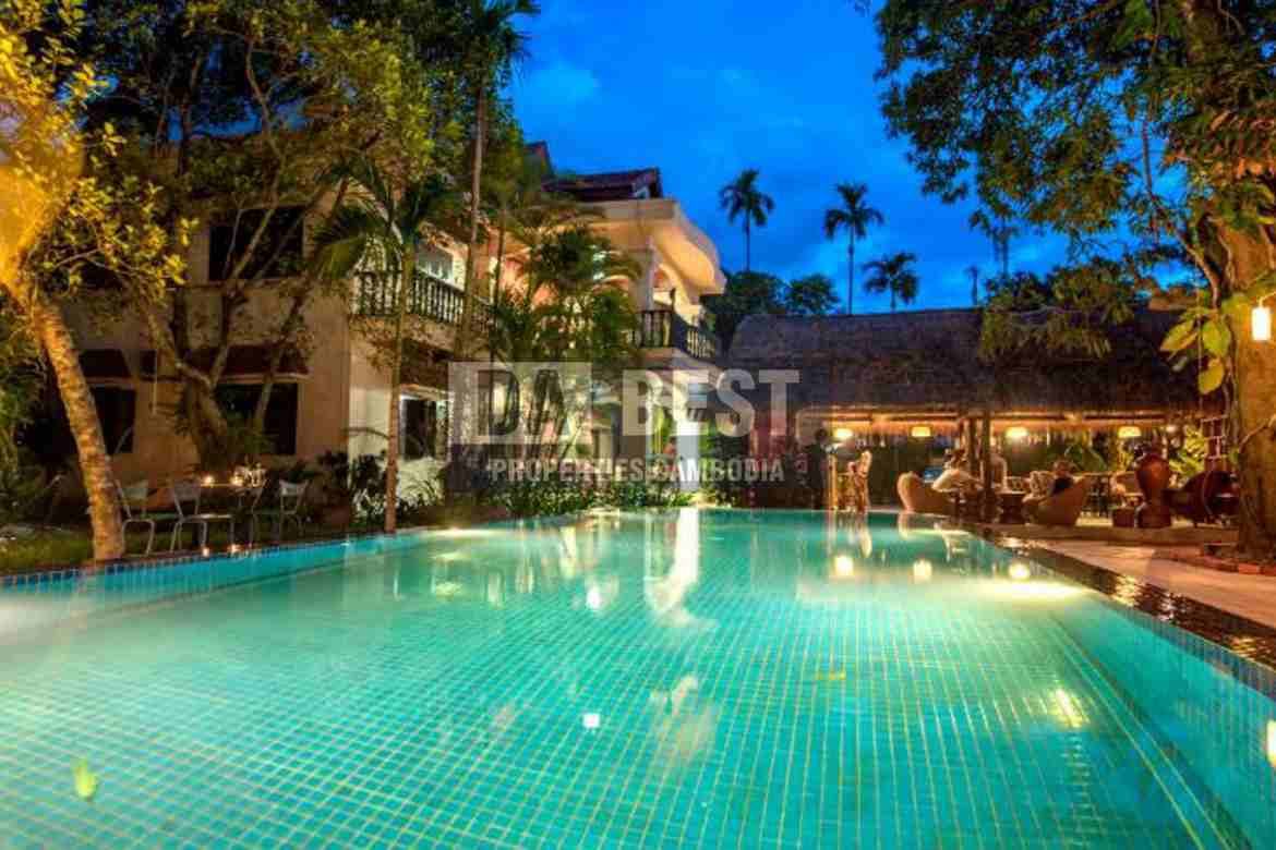 11Bedroom Guesthouse for Sale in Siem Reap-Slar Kram- Swimming pool-2
