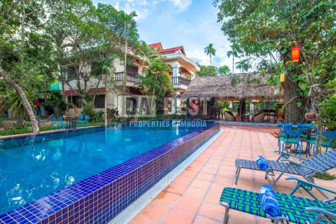 11Bedroom Guesthouse for Sale in Siem Reap-Slar Kram- Swimming pool-3