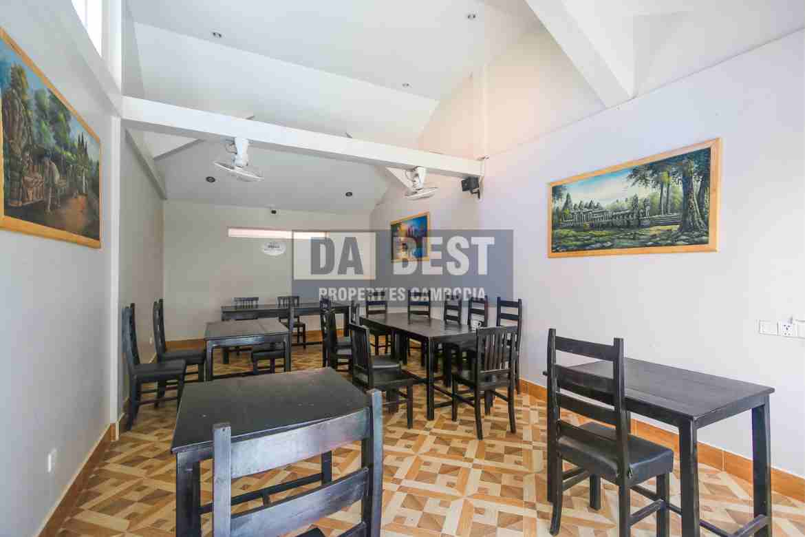 17 Bedroom Hotel for Sale in Siem Reap- Slor Kram-Restaurant