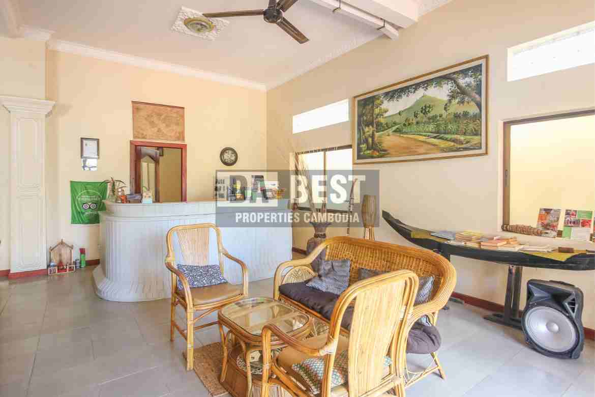 26Bedroom Hotel for Sale in Siem Reap-Slor Kram-Living area-1