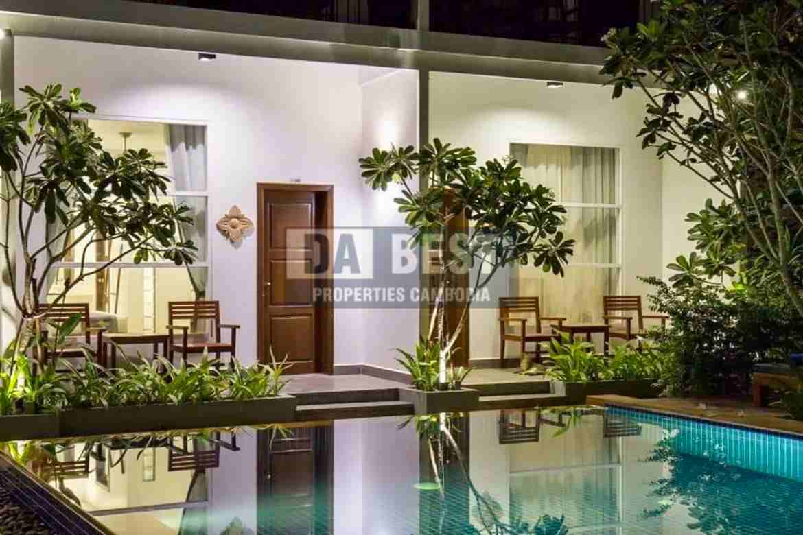 8Room Hotel for Sale in Siem Reap City- Sala Kamreuk- Balcony