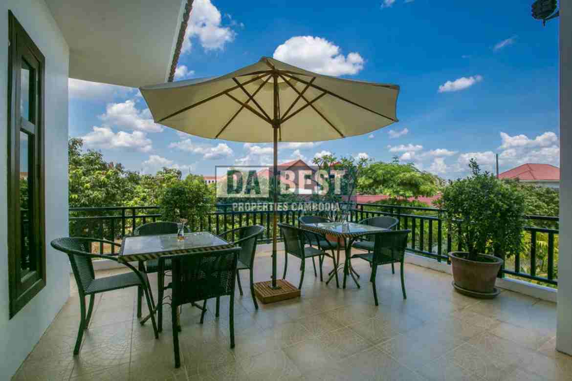 Hotel for Sale in Siem Reap - Svay Dangkum-Balcony