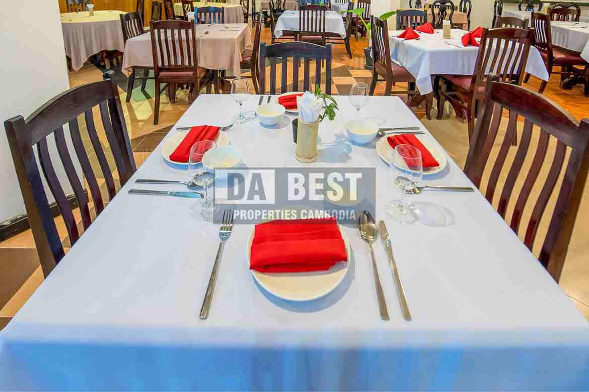 Hotel for Sale in Siem Reap - Svay Dangkum-Restaurant