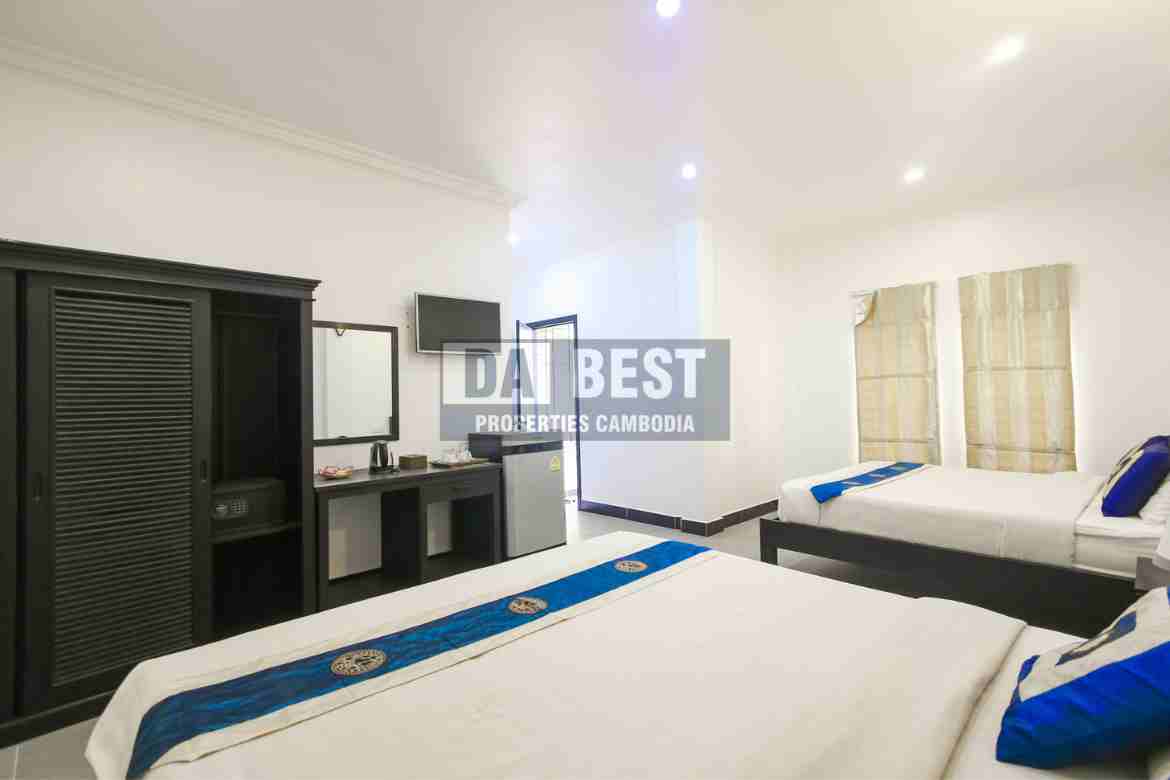 Hotel for Sale in Siem Reap-Twin Bedroom-3
