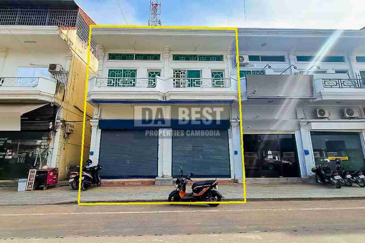 Shophouse for Rent in Siem Reap close to pub street