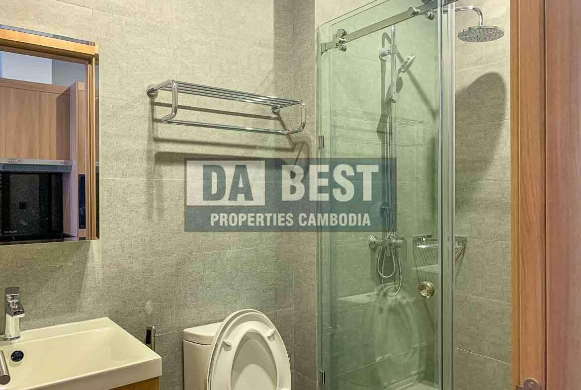 Modern 1Bedroom Condo for Rent with Great Facilities in Phnom Penh - BKK3- bathroom