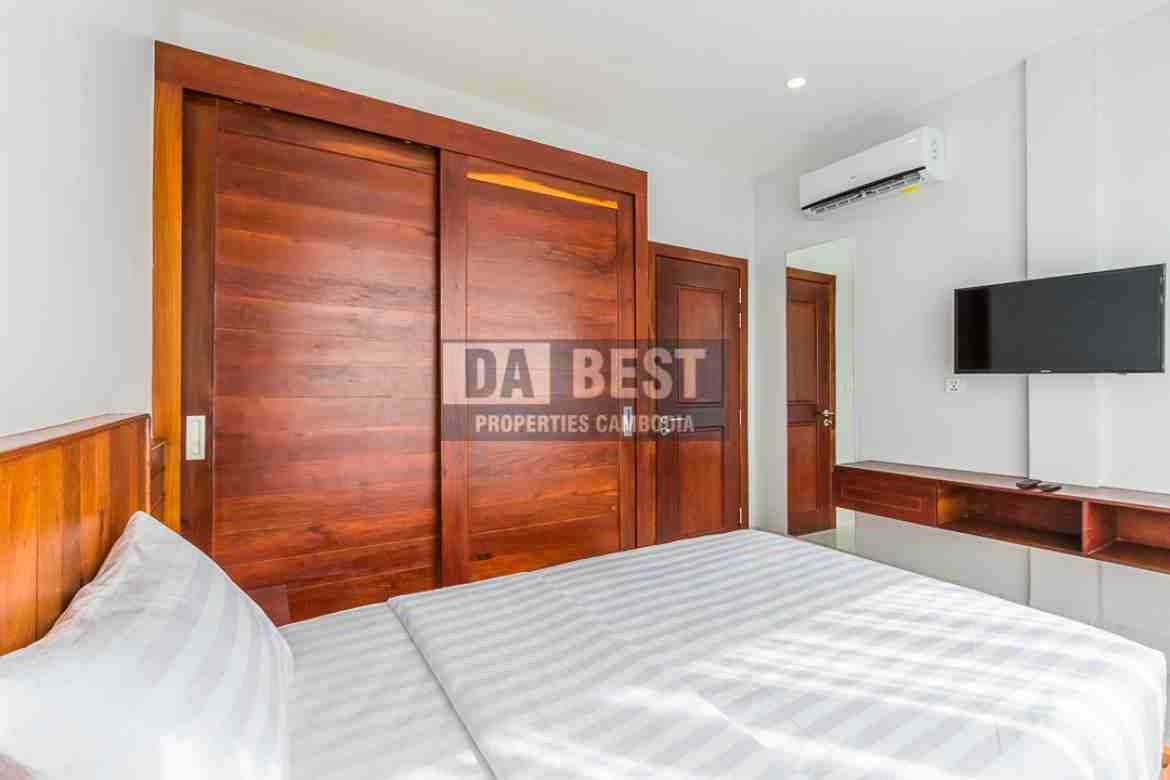 2 Bedroom Apartment for Rent with Swimming pool Siem Reap-Slor Kram (2)