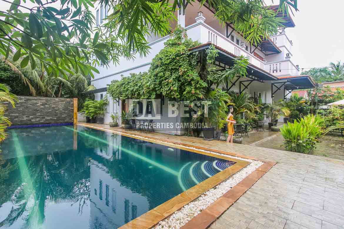 Boutique Hotel 11 room For Rent In Siem Reap-Sala Kamreuk