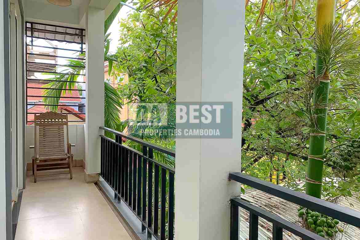 Central 2 Bedroom Apartment For Rent In Siem Reap - Sala Kamreuk - Balcony - 1