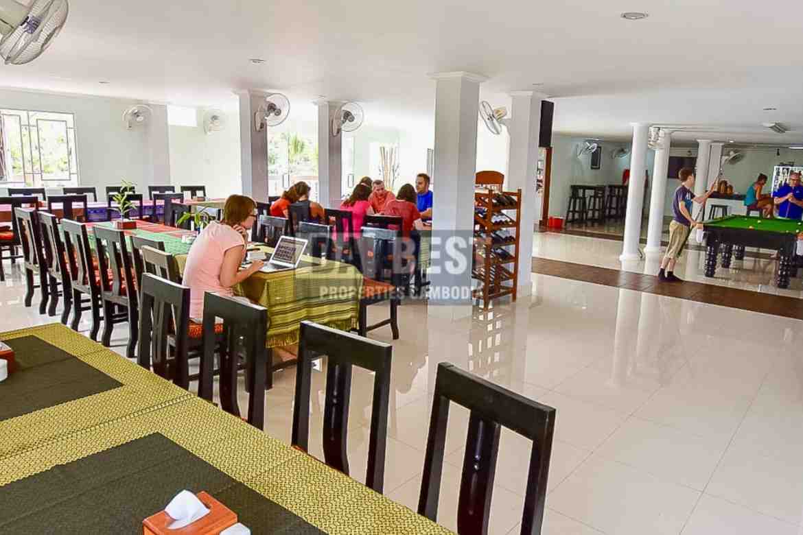 Hotel 42 room for sale in siem reap-svay dangkum-restaurant 2