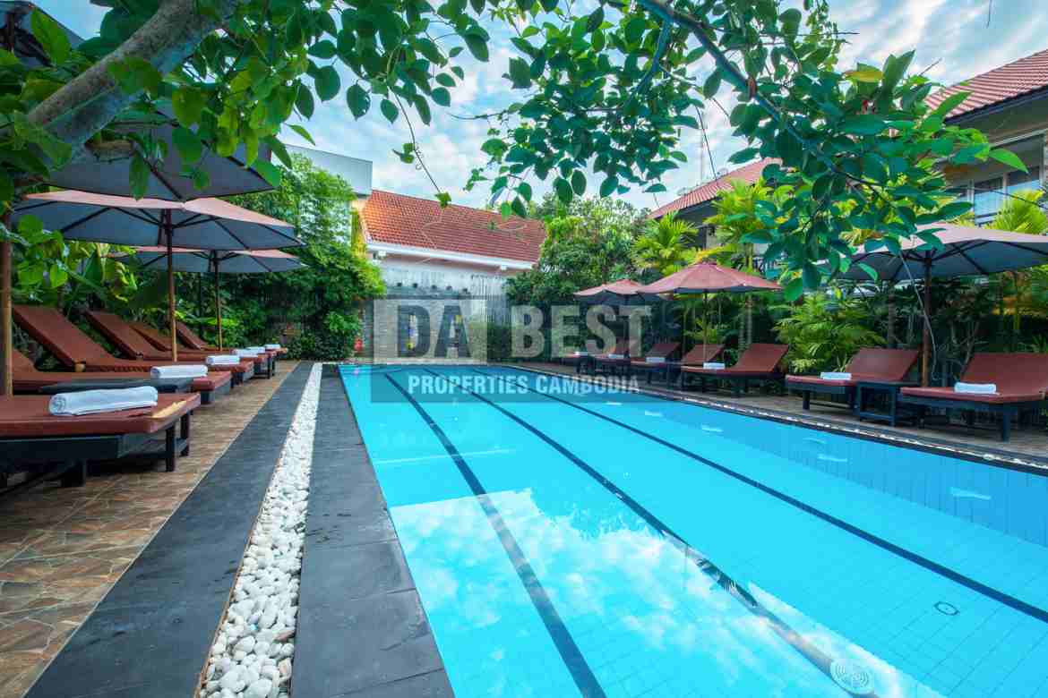 _Hotel for Sale in Siem Reap-Slor Kram-Swimming pool (1)
