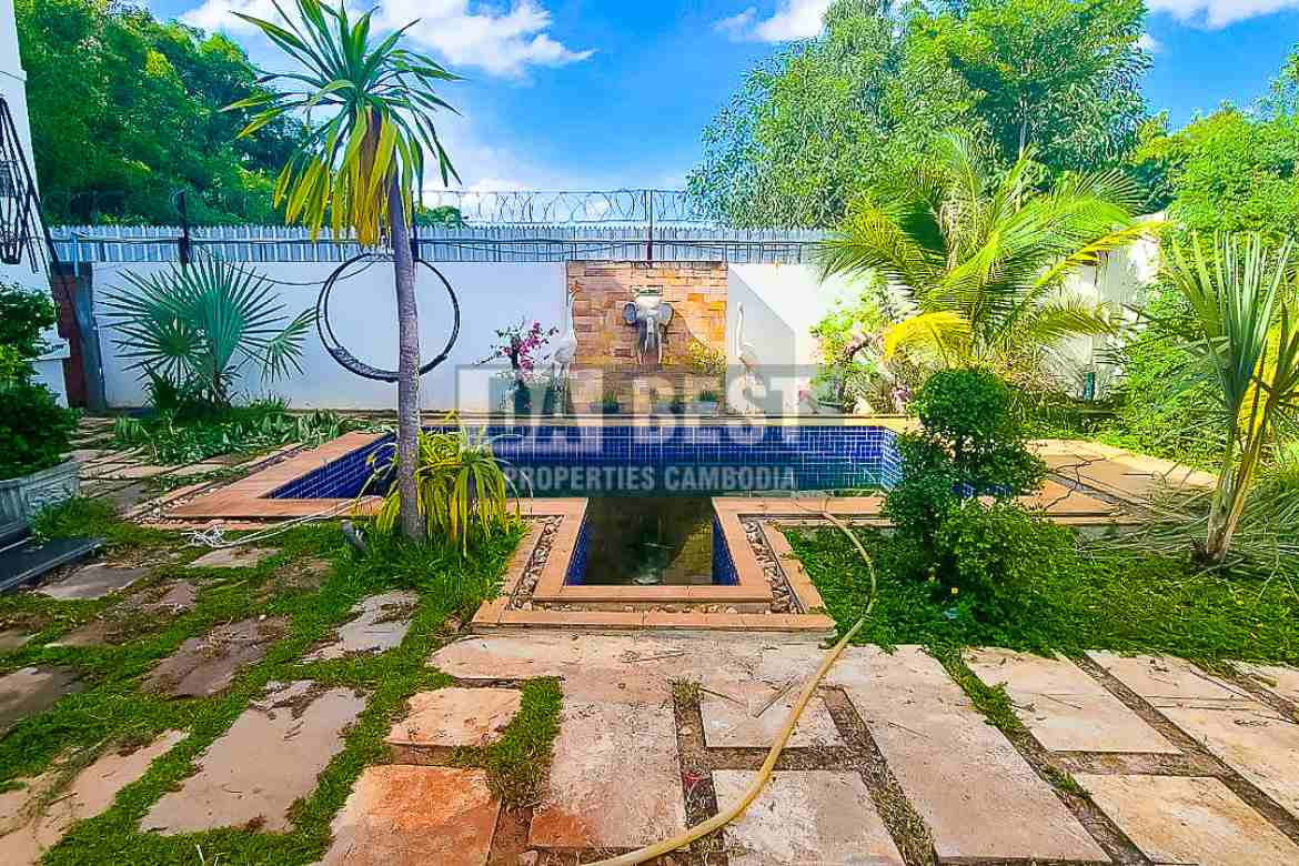 House 4 Bedroom for sale siem reap - Garden