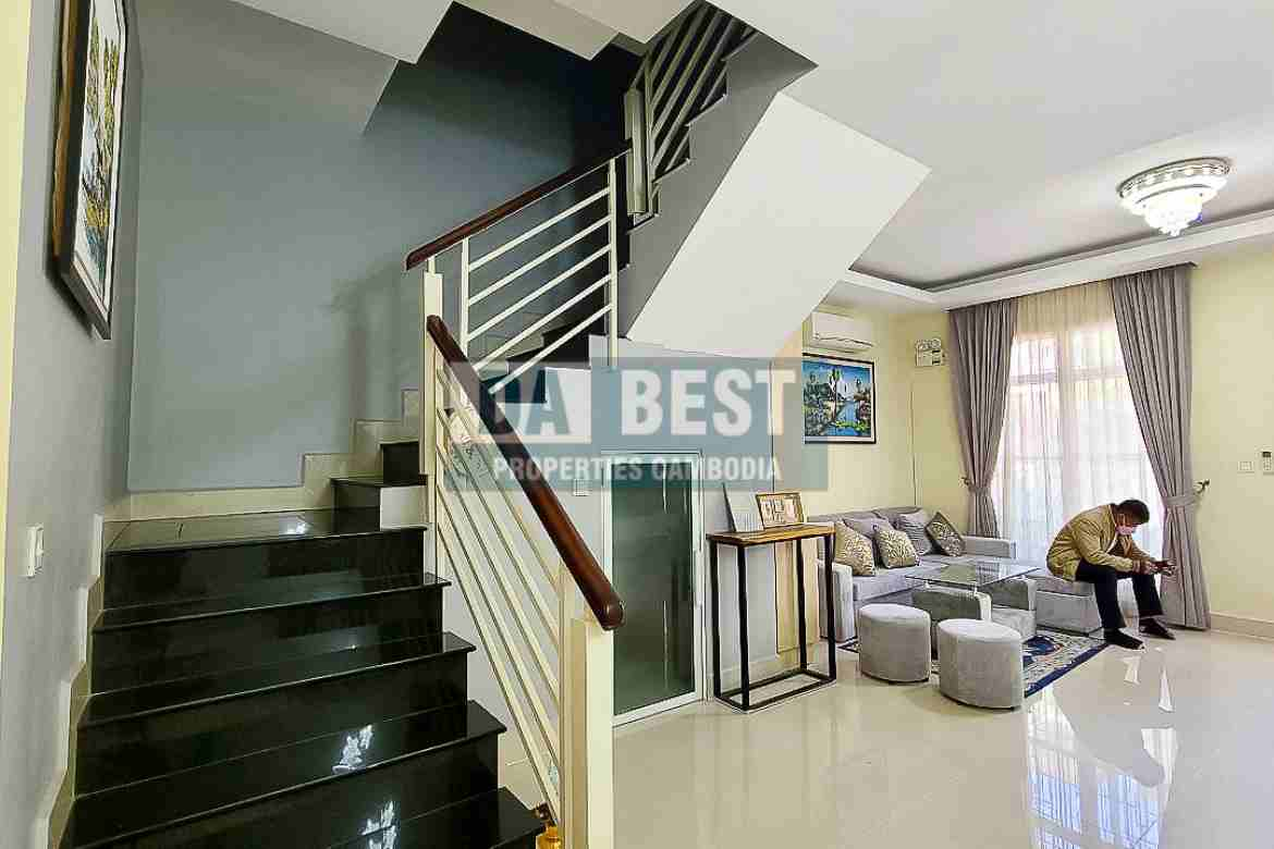 House for rent in Siem reap - Svay dangkum-Living area (4)