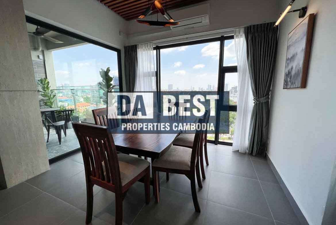 Modern Apartment for rent in Phnom Penh - Tonle Bassac - dining area
