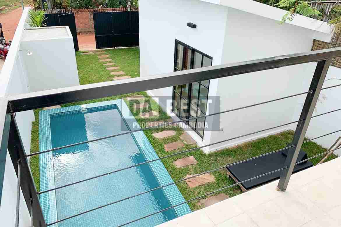 Modern Private Villa 2 Bedroom For Rent In Siem Reap - Svay Dangkum - Swimming pool - 1