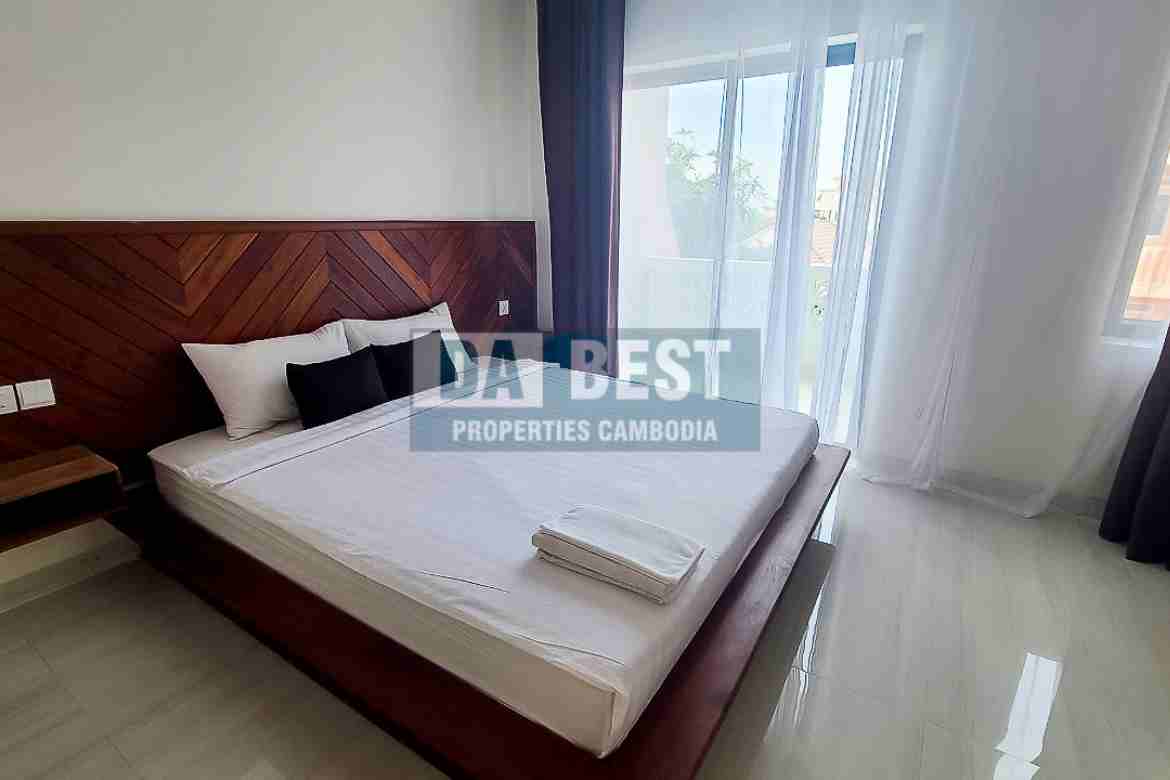 New Modern 1 Bedroom Apartment For Rent In Siem Reap – Sala Kamreuk - Bedroom - 1