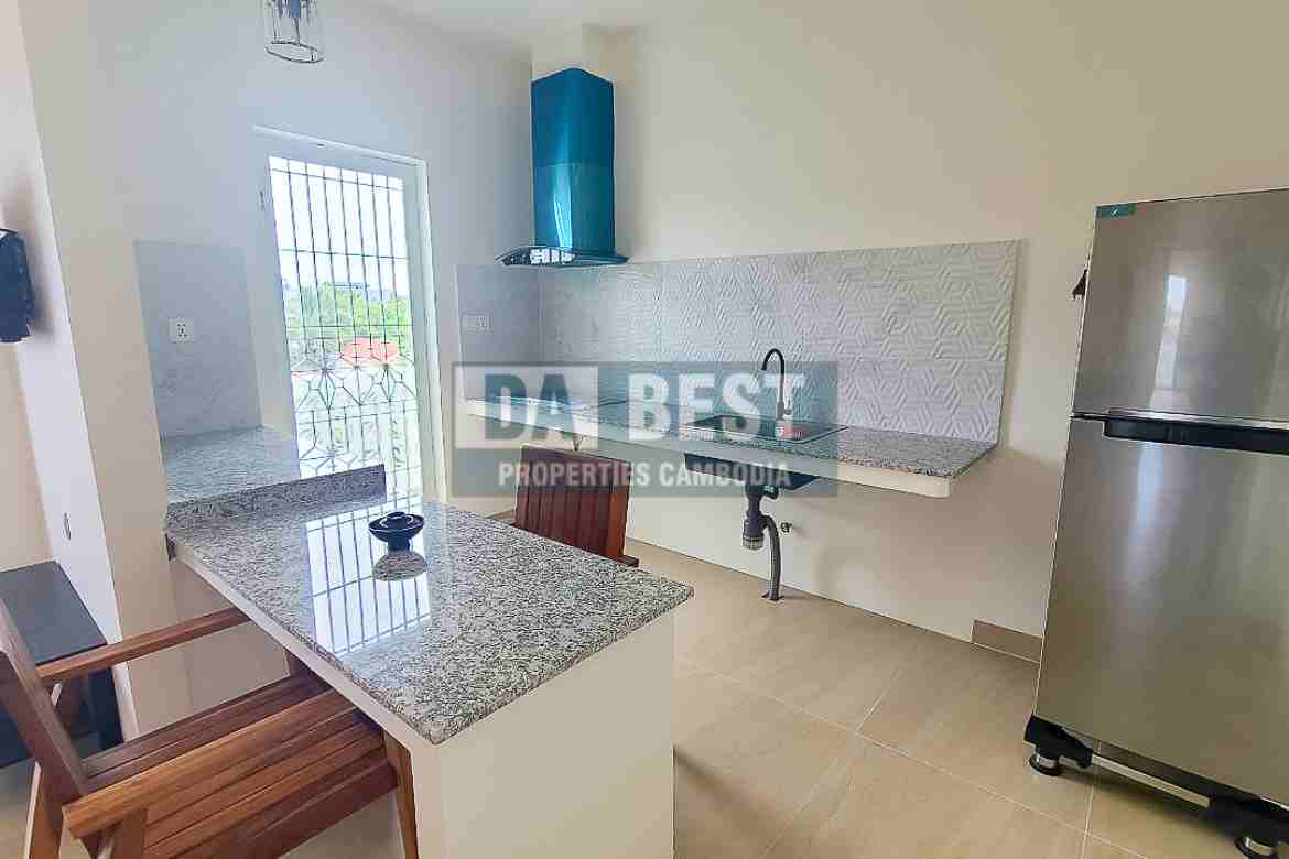 New Modern 1 Bedroom Apartment For Rent In Siem Reap – Sala Kamreuk - Kitchen