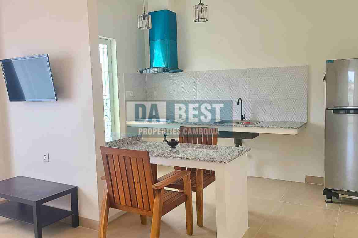 New Modern 1 Bedroom Apartment For Rent In Siem Reap – Sala Kamreuk - Kitchen area