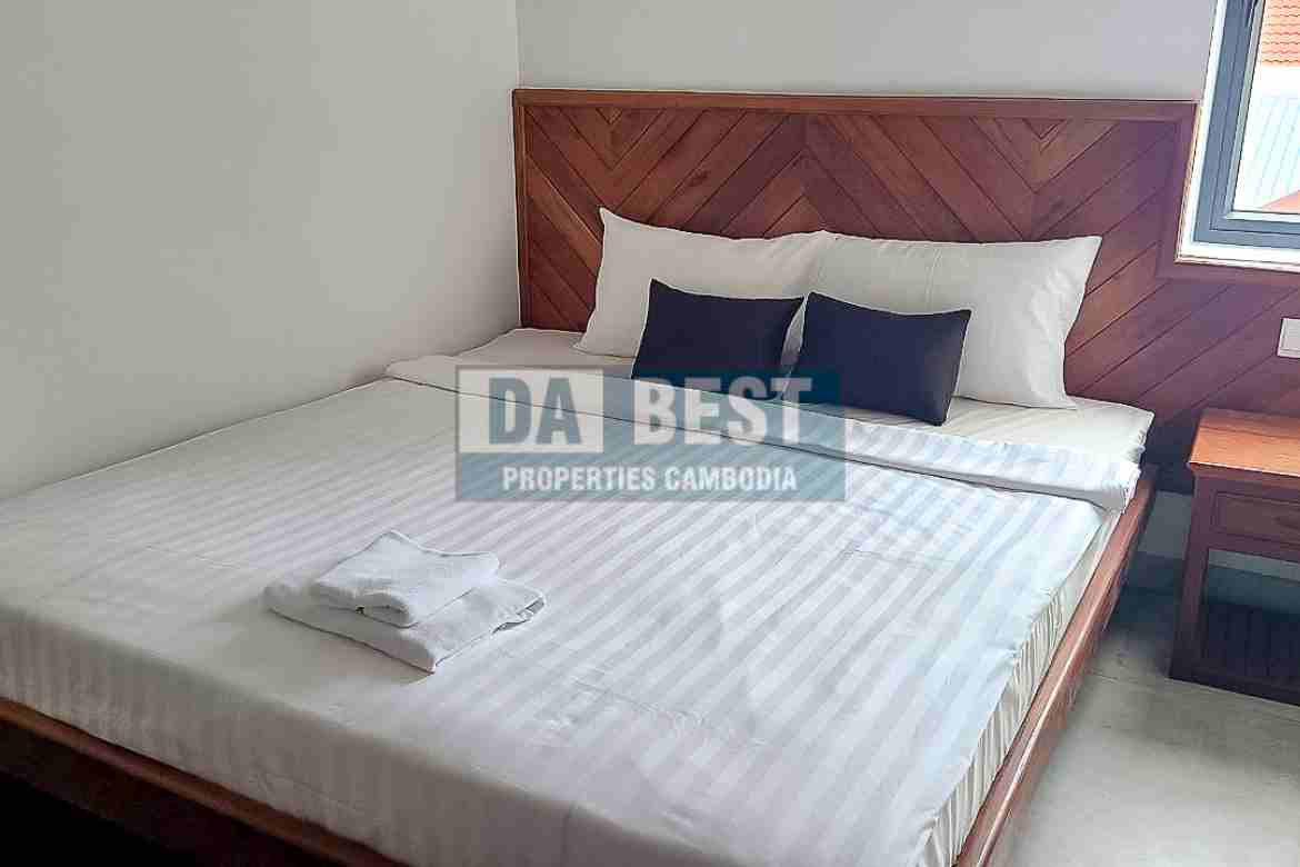 New Modern 2 Bedroom Apartment For Rent In Siem Reap – Sala Kamreuk - Bedroom - 1