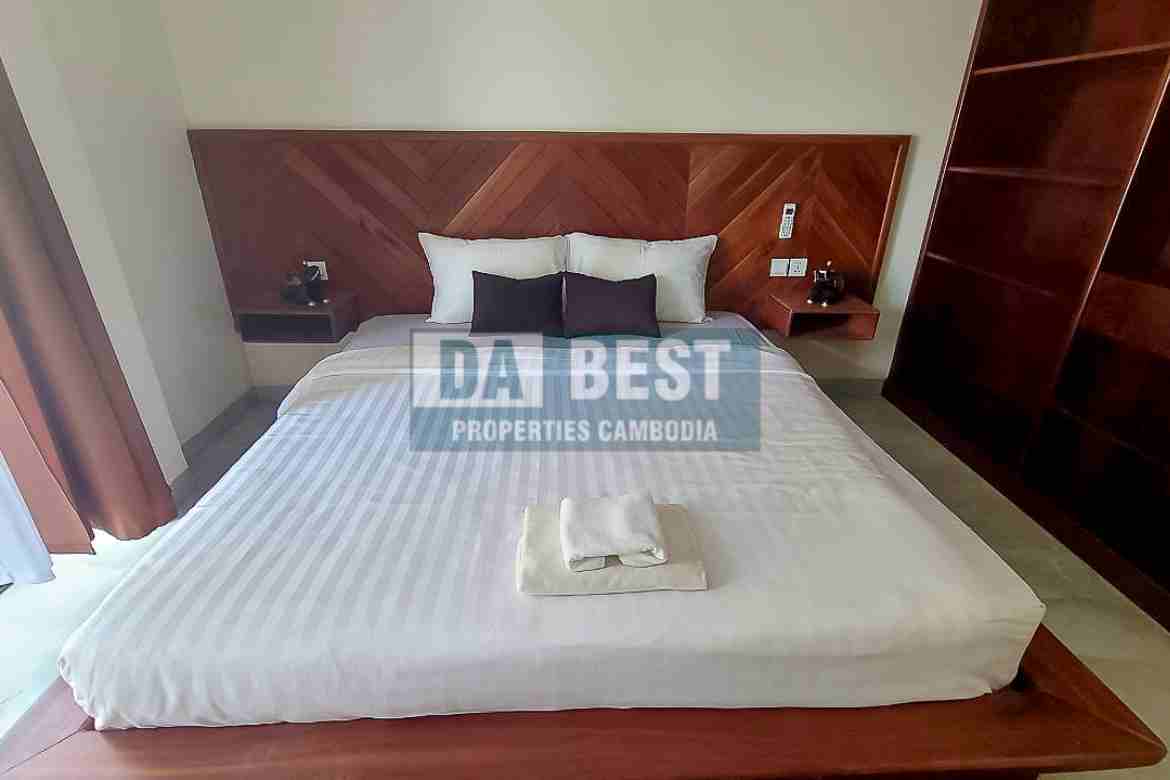 New Modern 2 Bedroom Apartment For Rent In Siem Reap – Sala Kamreuk - Bedroom