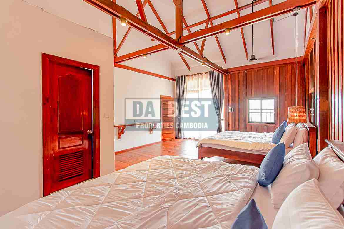 Private House 3 Bedroom For Rent In Siem Reap – Sala Kamreuk-Twin Bedroom (1)