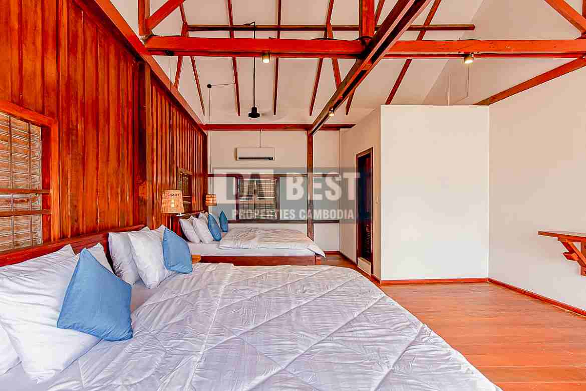 Private House 3 Bedroom For Rent In Siem Reap – Sala Kamreuk-Twin Bedroom