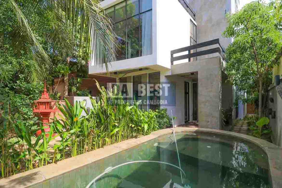 Private house 4 bedroom with swimming pool for rent in Siem Reap- Svaydangkum