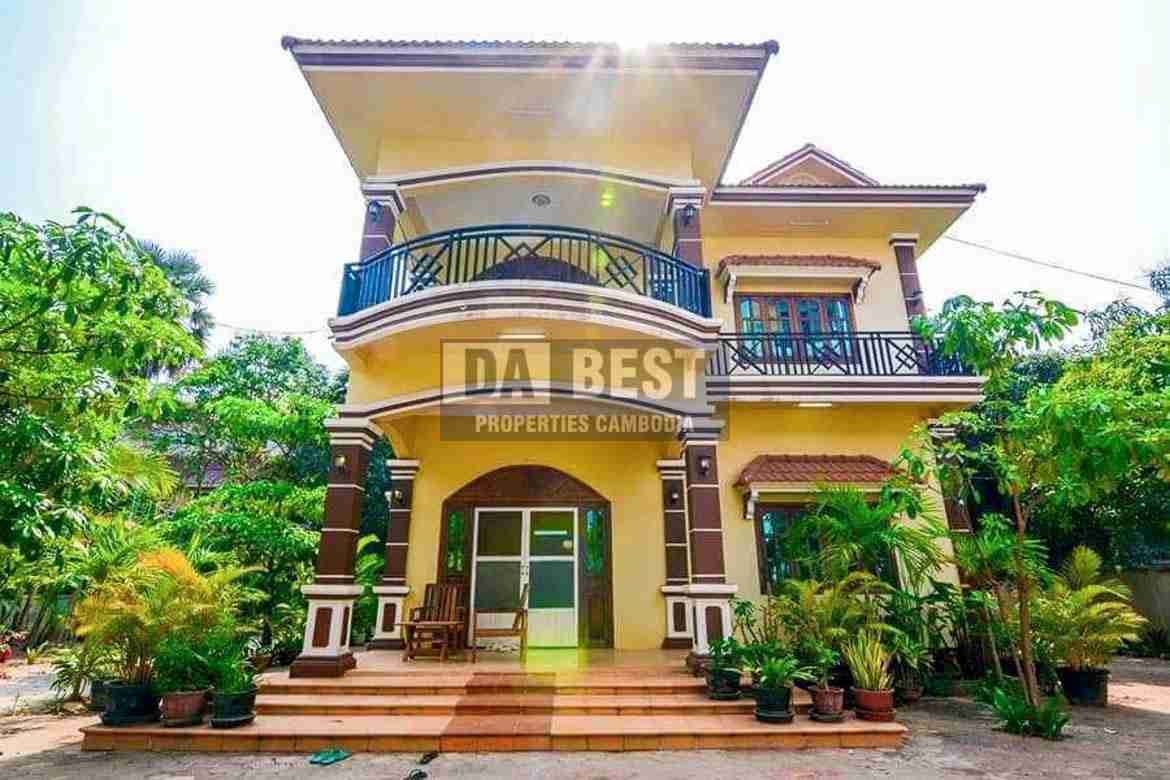 Private house 5 bedroom for rent in Siem Reap- Svaydangkum