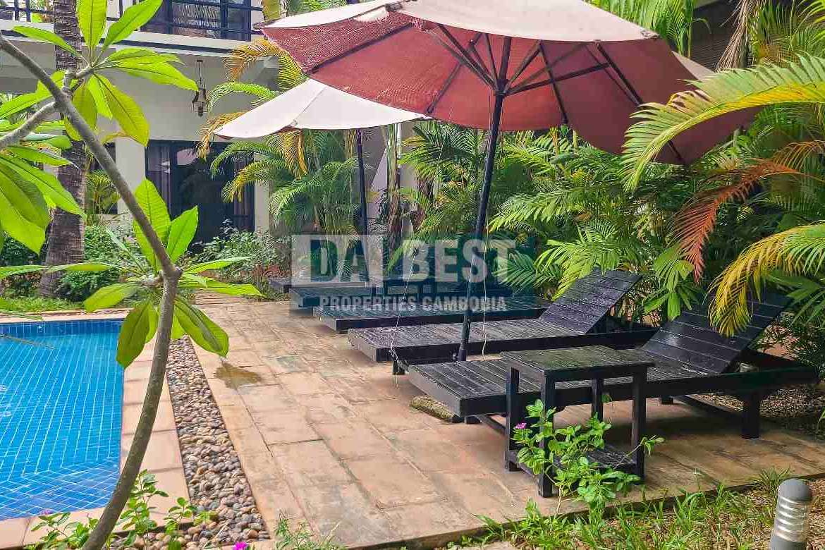 30 Room Boutique Hotel For Sale In Siem Reap - Sala Kamreuk - Pool area